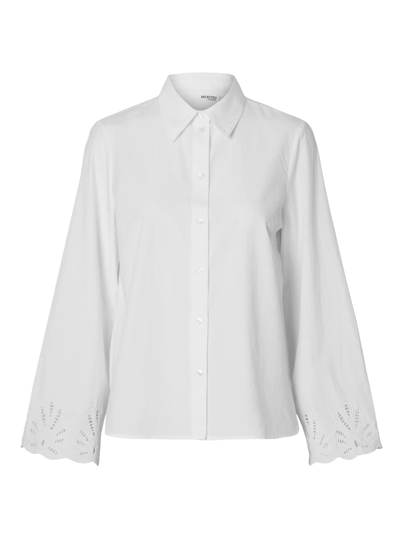Selected Femme Dahlia LS Shirt Bright White