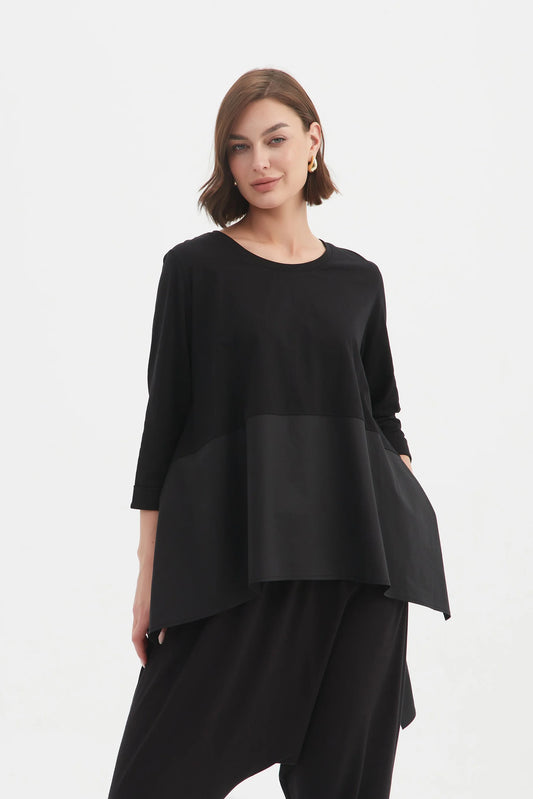 picture of Tirelli Ava Top - Black - Number Two - womens - fashion - clothing - Tirelli 1