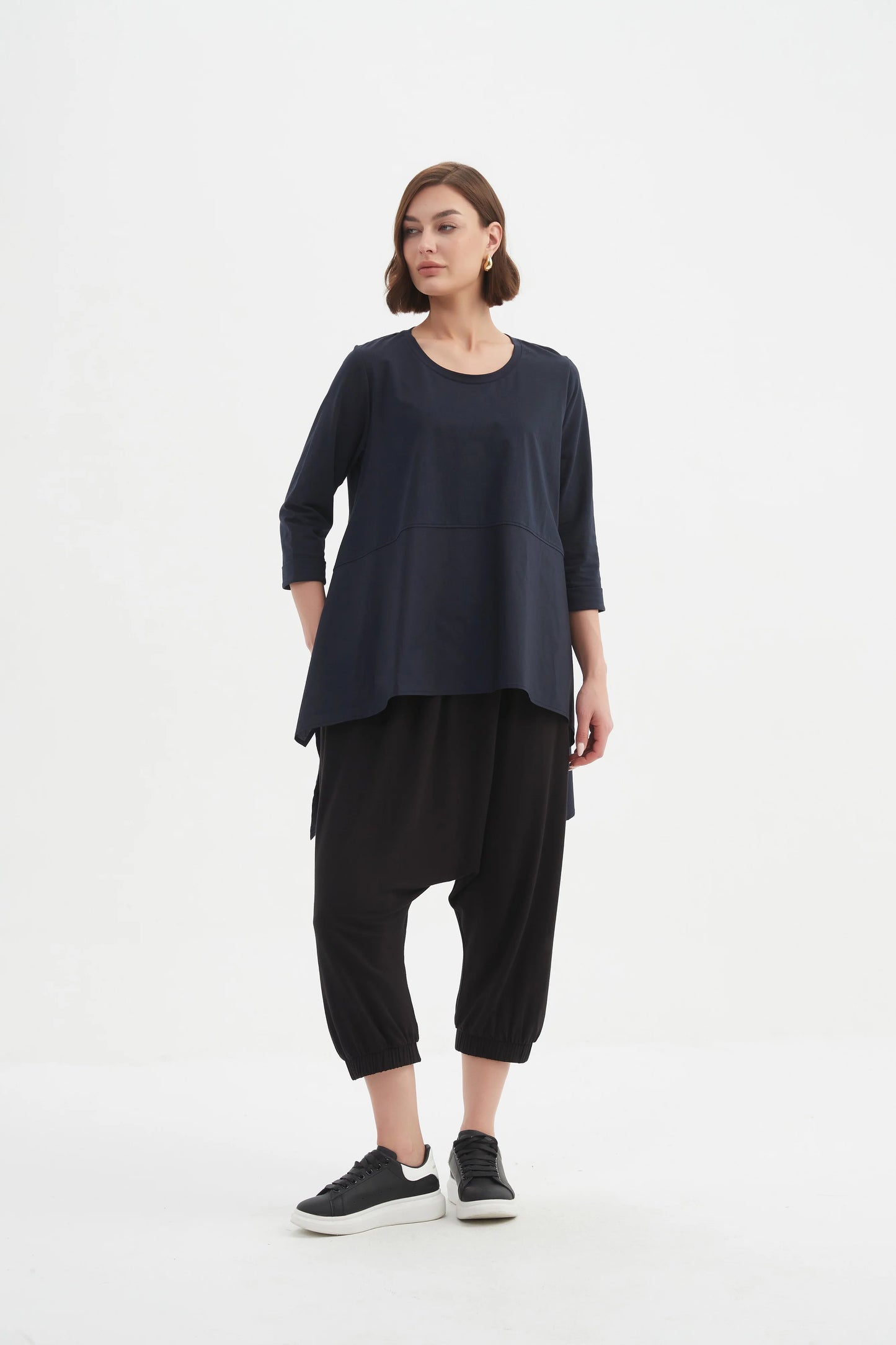 picture of Tirelli Ava Top - Navy - Number Two - womens - fashion - clothing - Tirelli 4