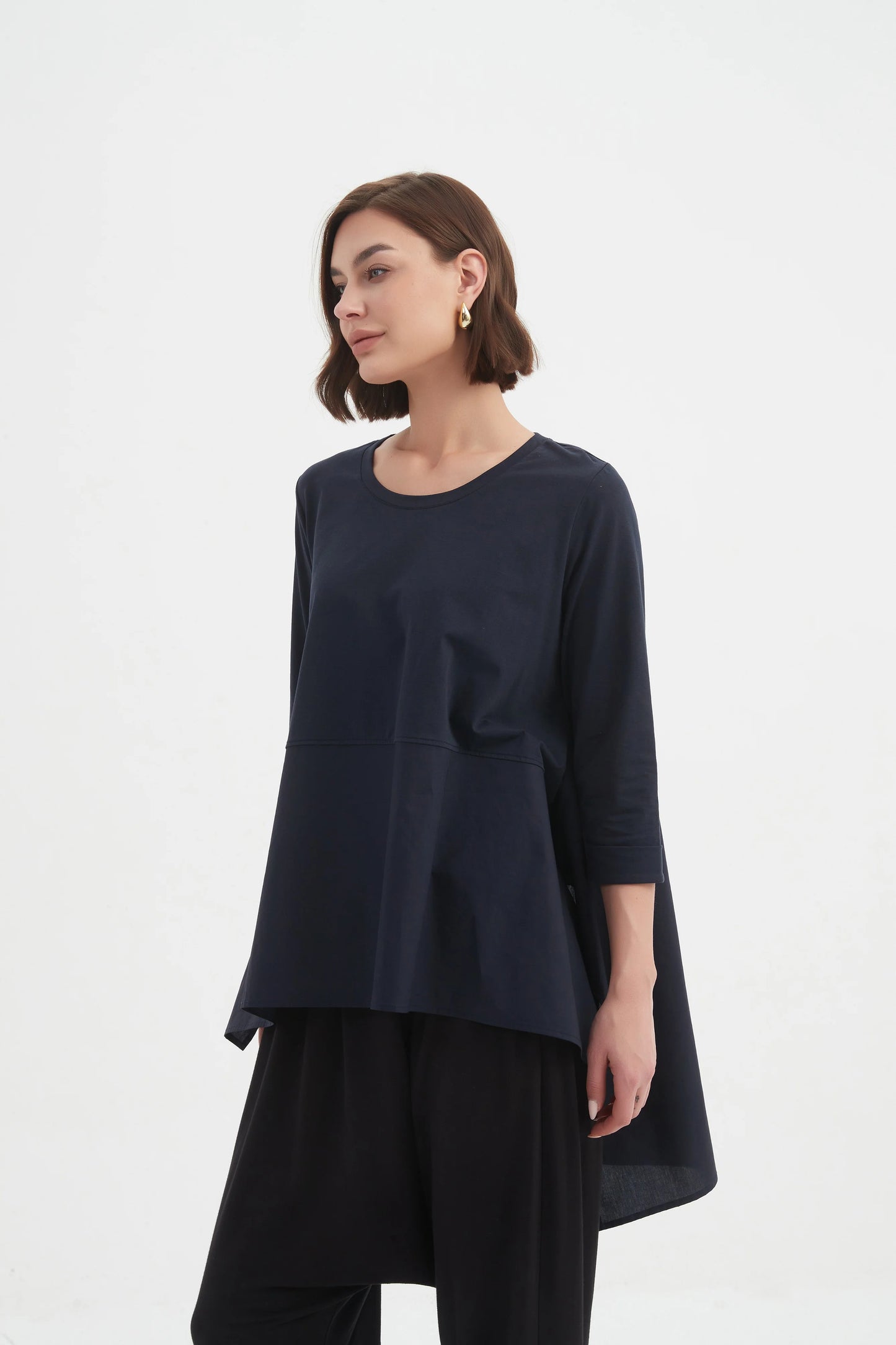 picture of Tirelli Ava Top - Navy - Number Two - womens - fashion - clothing - Tirelli 2