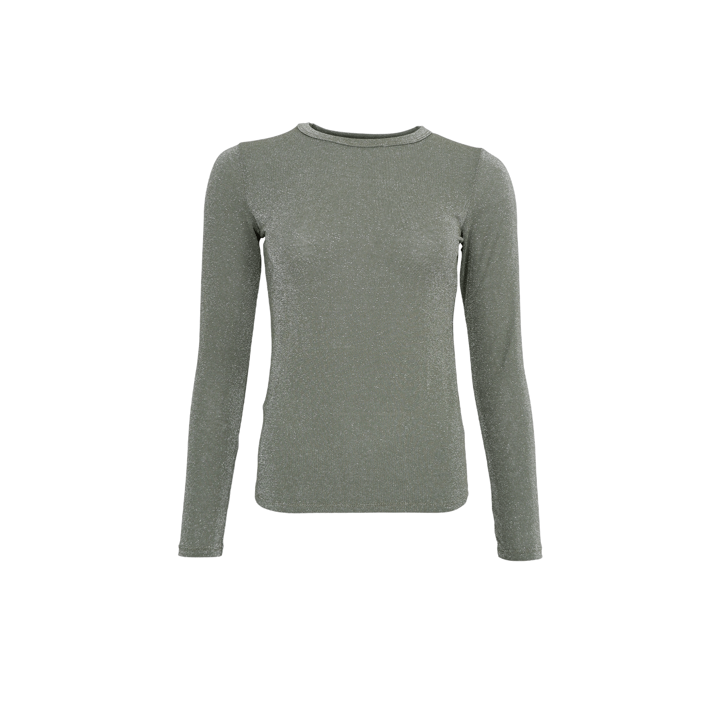 picture of Black Colour FAYE Lurex Blouse T Shirt - Olive - Number Two - womens - fashion - clothing - Black Colour 1