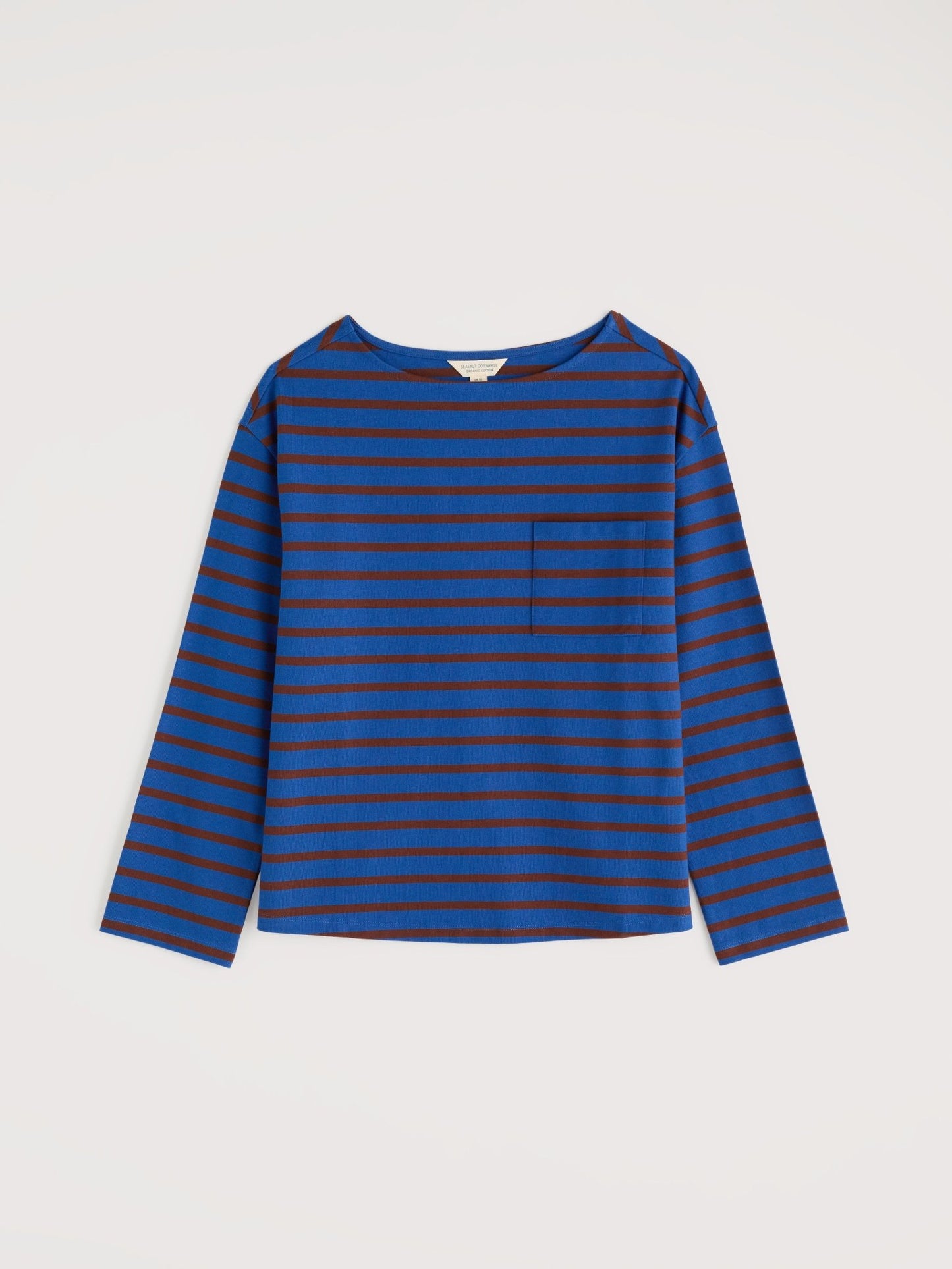 picture of Seasalt Beach Boat Top - Breton Ink Cocoa - Number Two - womens - fashion - clothing - Seasalt 5