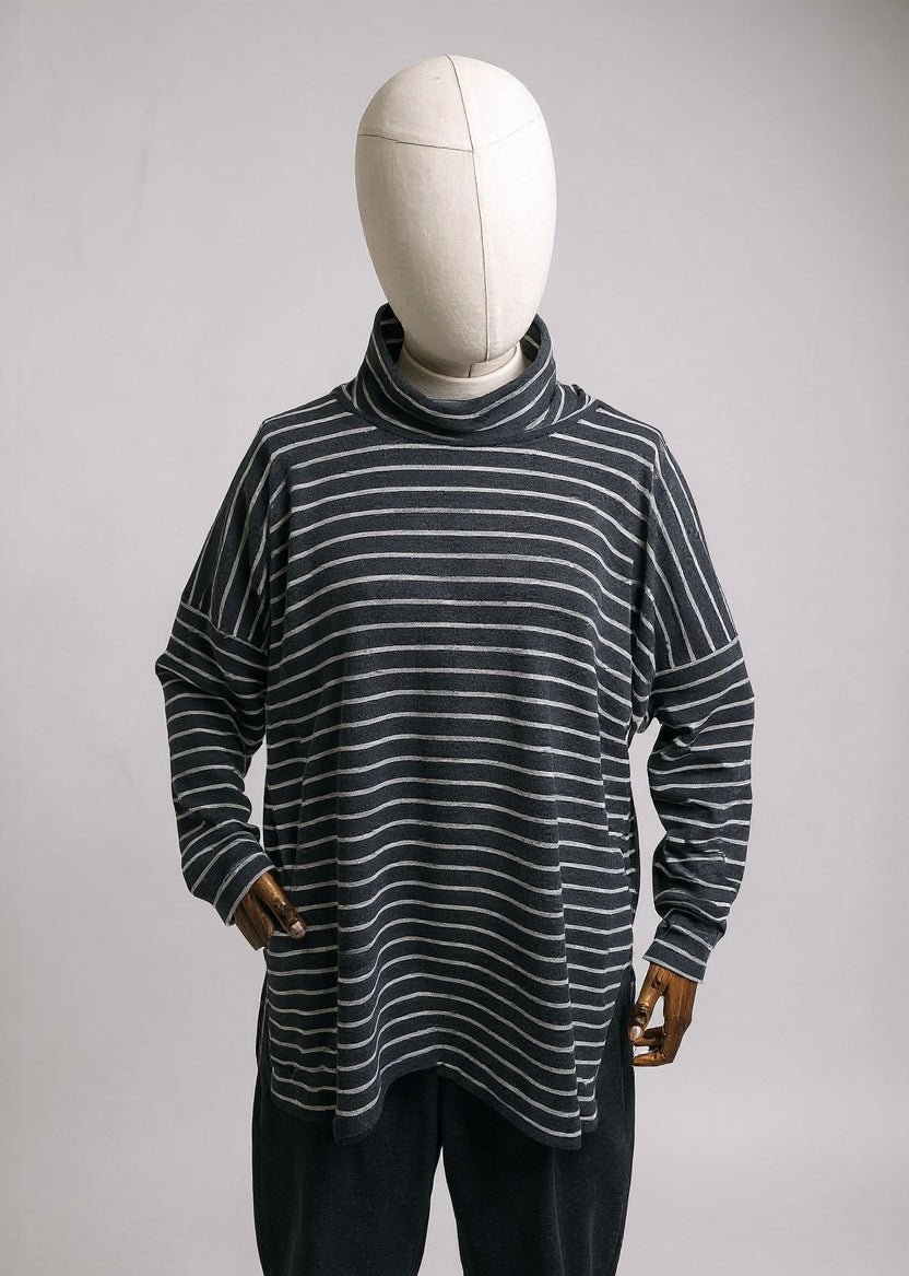 picture of Mama B Zita Jumper - Anthracite Stripe - Number Two - womens - fashion - clothing - Mama B 3