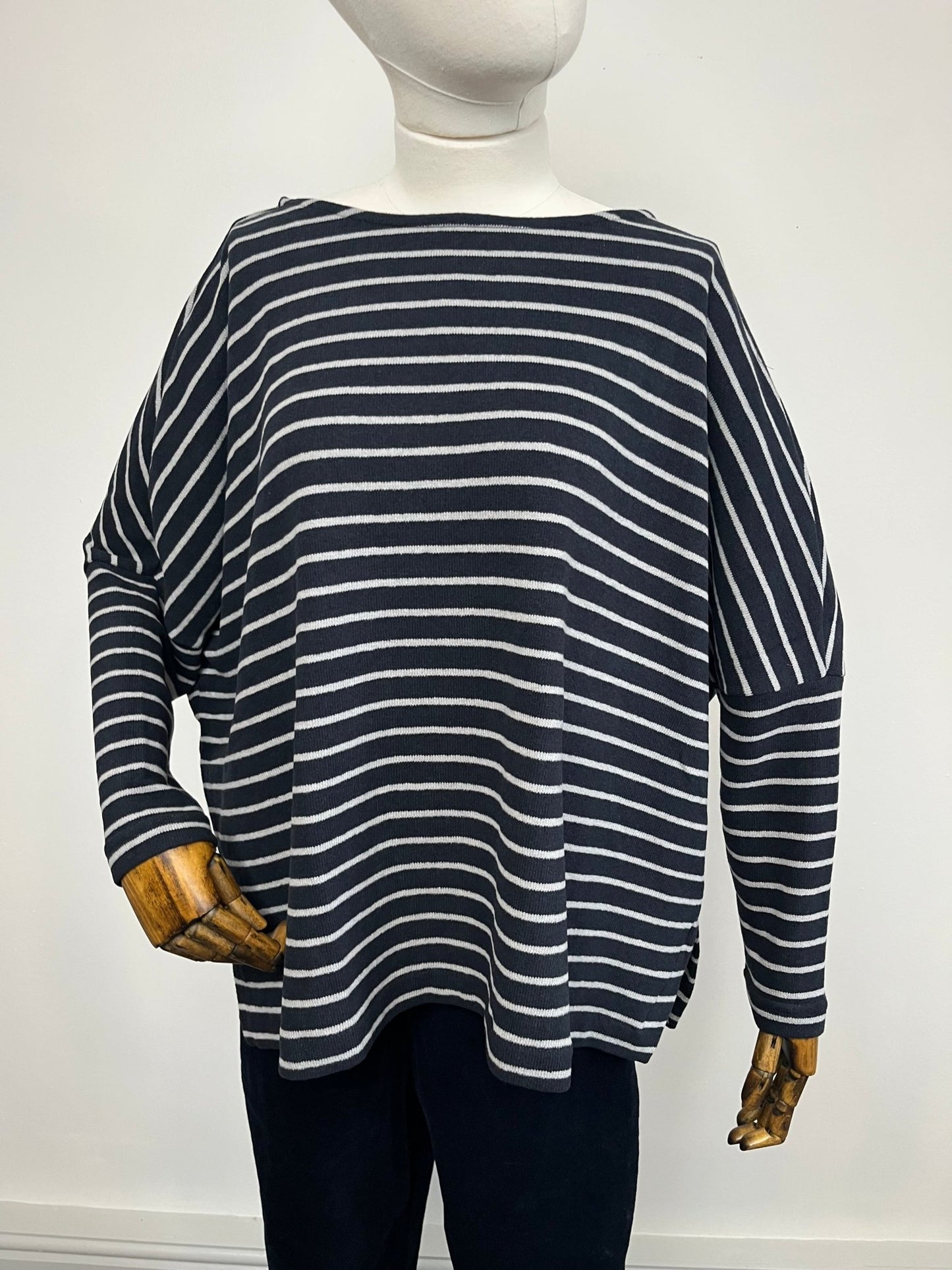 picture of Mama B Martis Jumper - Notte Stripe - Number Two - womens - fashion - clothing - Mama B 4