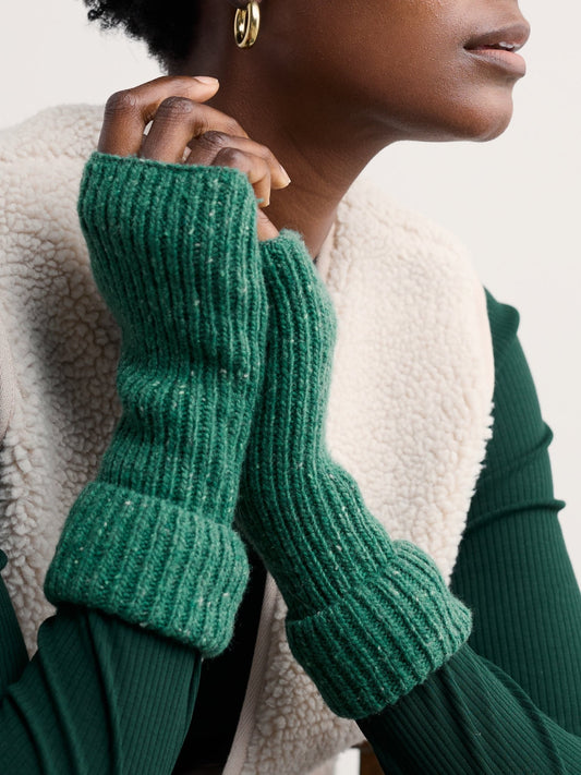 picture of Seasalt Driftmaker Fingerless Mittens - Dark Forage - Number Two - womens - fashion - accessories - Seasalt 1