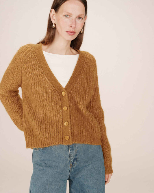 picture of Grace & Mila Saluda Cardigan - Ochre - Number Two - womens - fashion - clothing - Grace & Mila 1