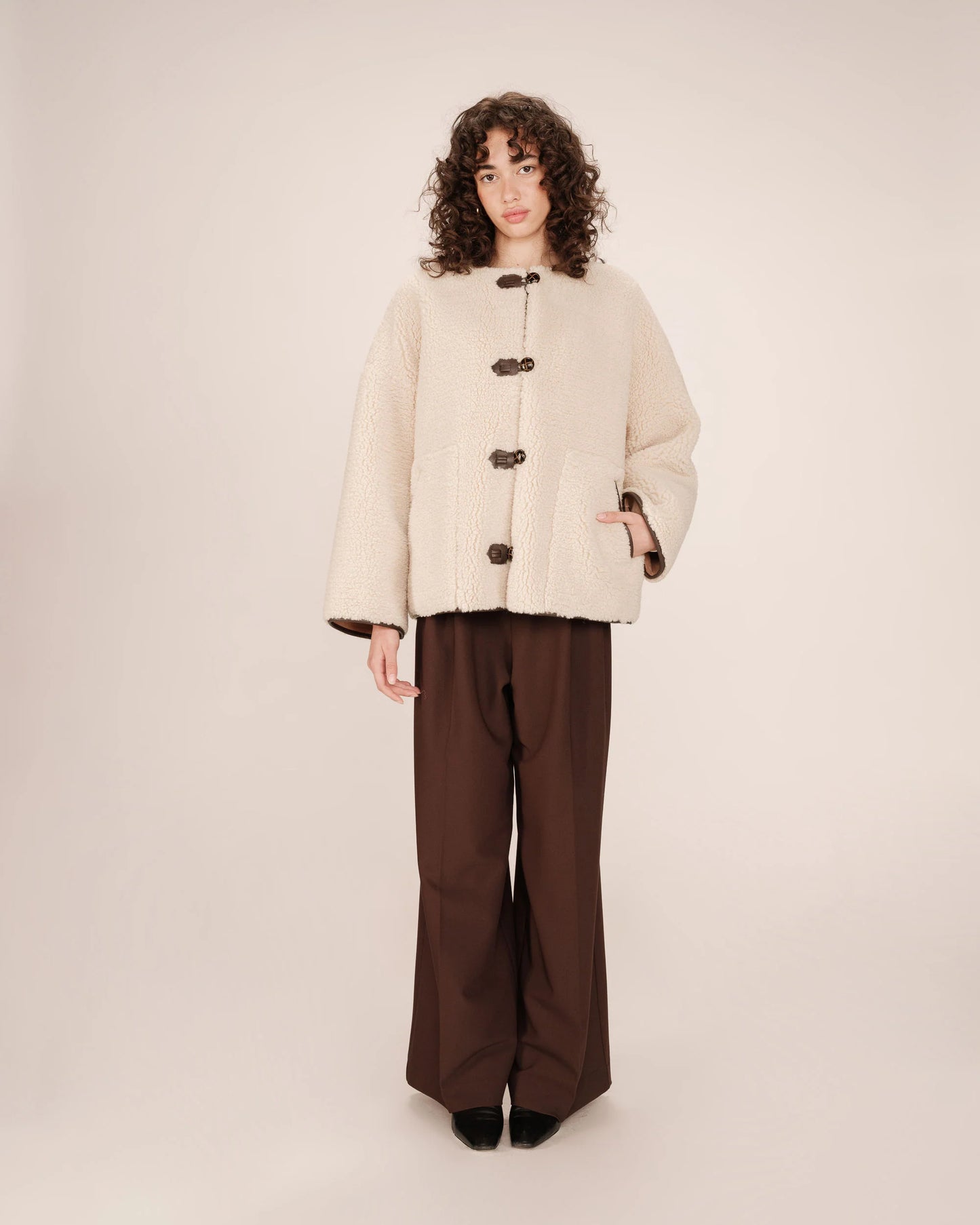 picture of Grace & Mila Simon Coat - Ecru - Number Two - womens - fashion - clothing - Grace & Mila 3