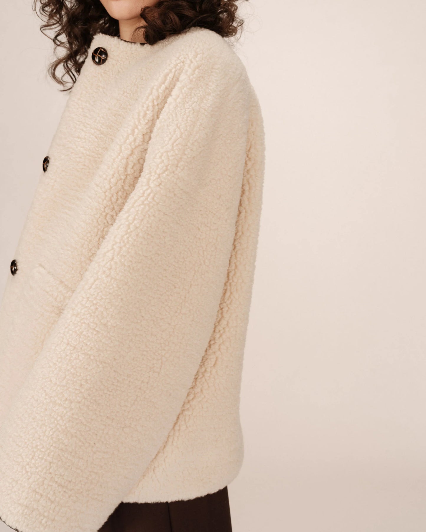 picture of Grace & Mila Simon Coat - Ecru - Number Two - womens - fashion - clothing - Grace & Mila 5