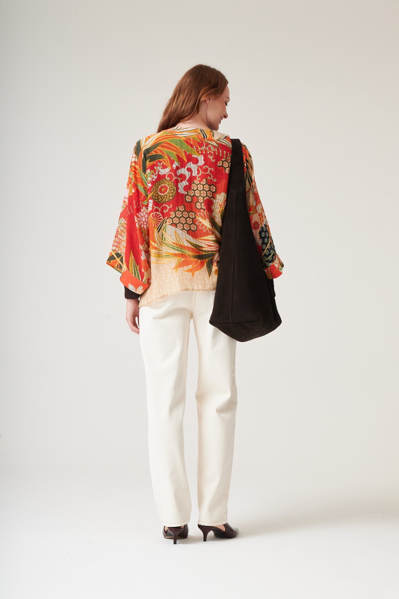 One Hundred Stars Kimono Fans Scarlet - Number TwoOne Hundred StarsNumber Two