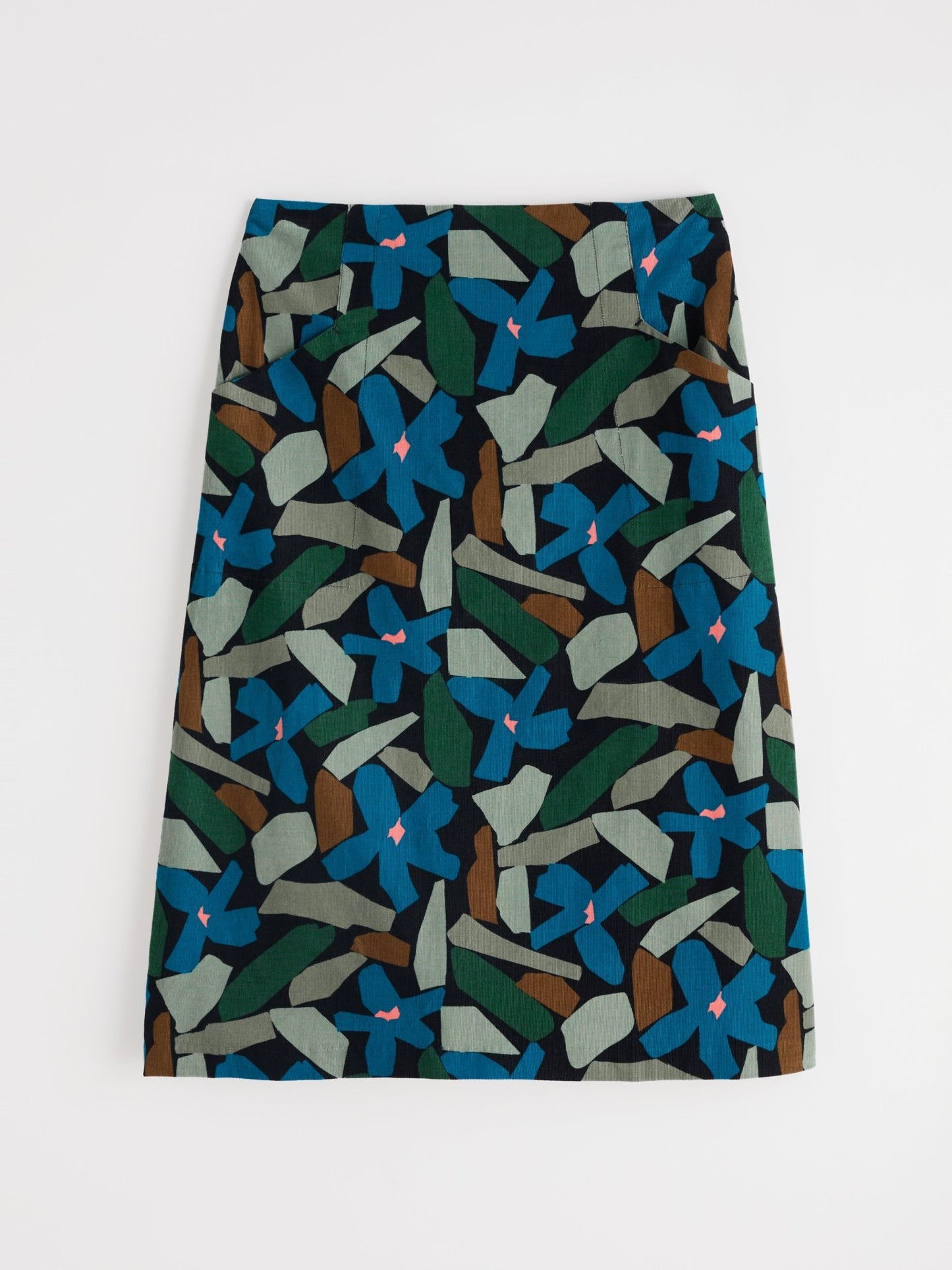 picture of Seasalt Forest View Skirt - Zennor Flower Onyx - Number Two - womens - fashion - clothing - Seasalt 3
