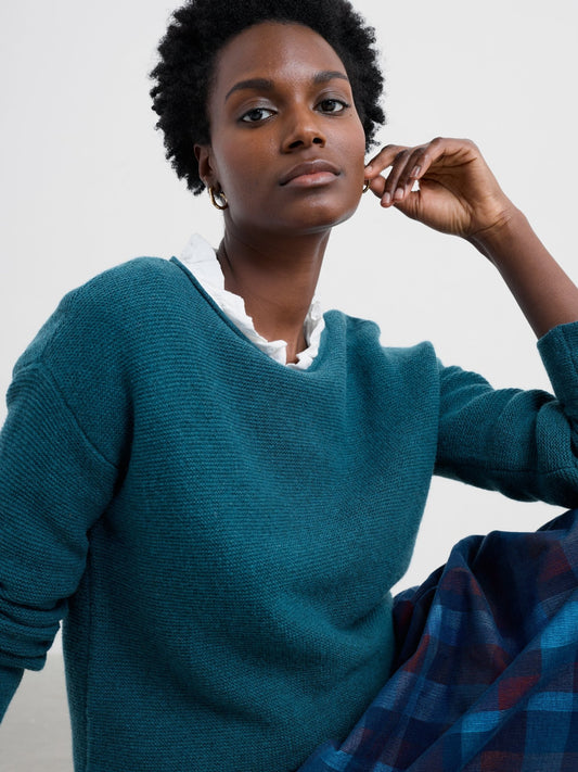 picture of Seasalt Fruity Jumper - Dark Eden - Number Two - womens - fashion - clothing - Seasalt 1