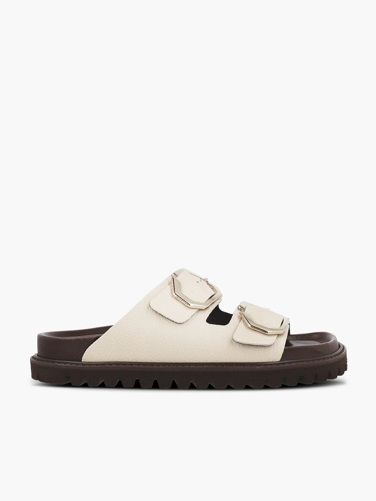 picture of Genuins Galia Sandal Chalk Leather - Number Two - womens - fashion - Footwear - Genuins 3