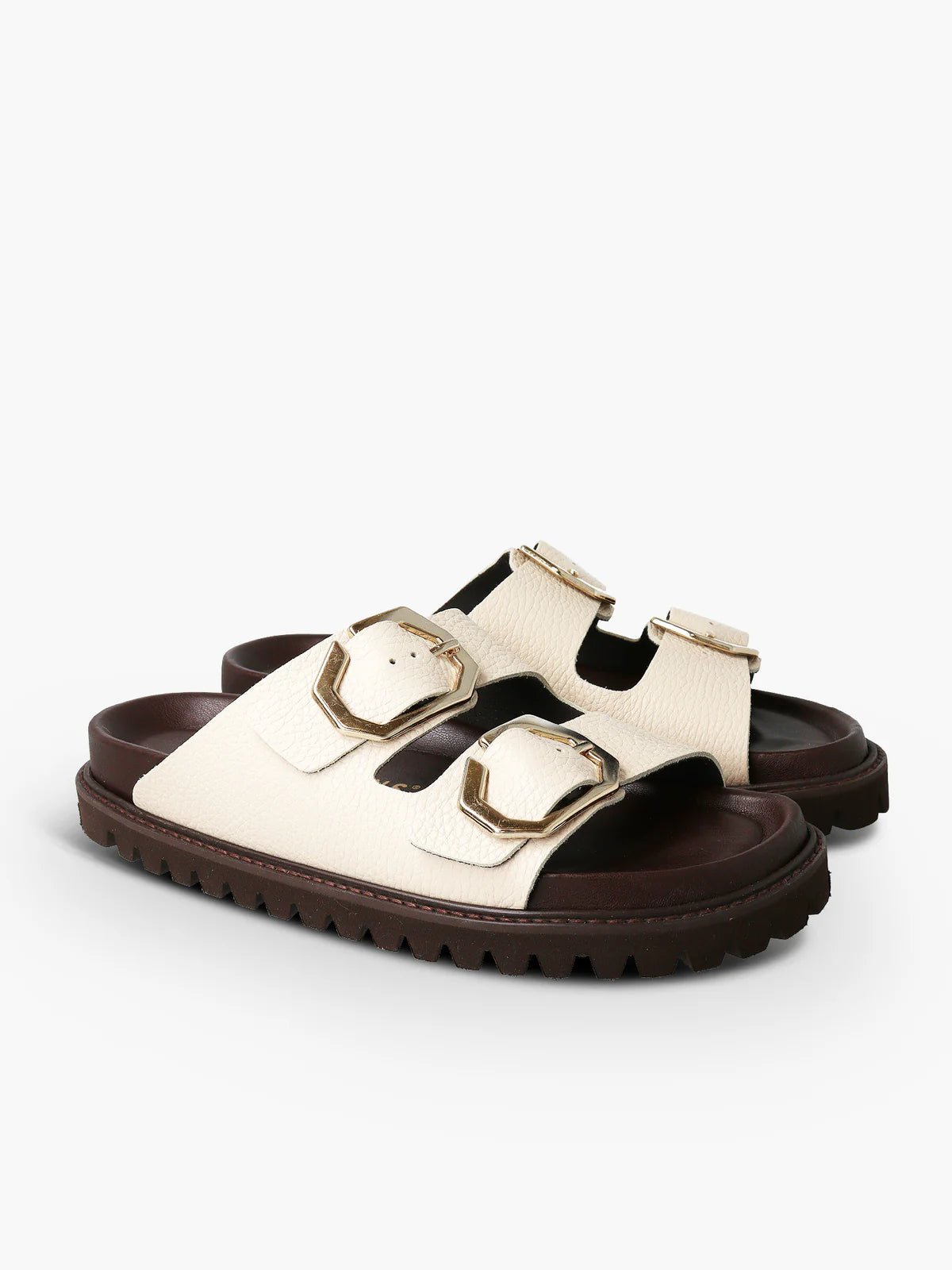 picture of Genuins Galia Sandal Chalk Leather - Number Two - womens - fashion - Footwear - Genuins 4