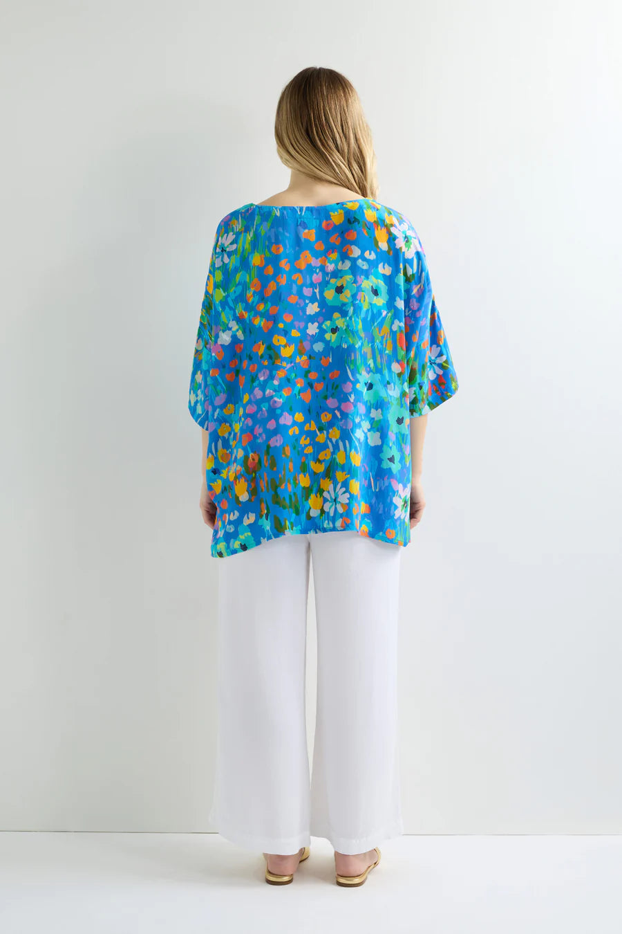 Sahara Abstract Painted Garden Top