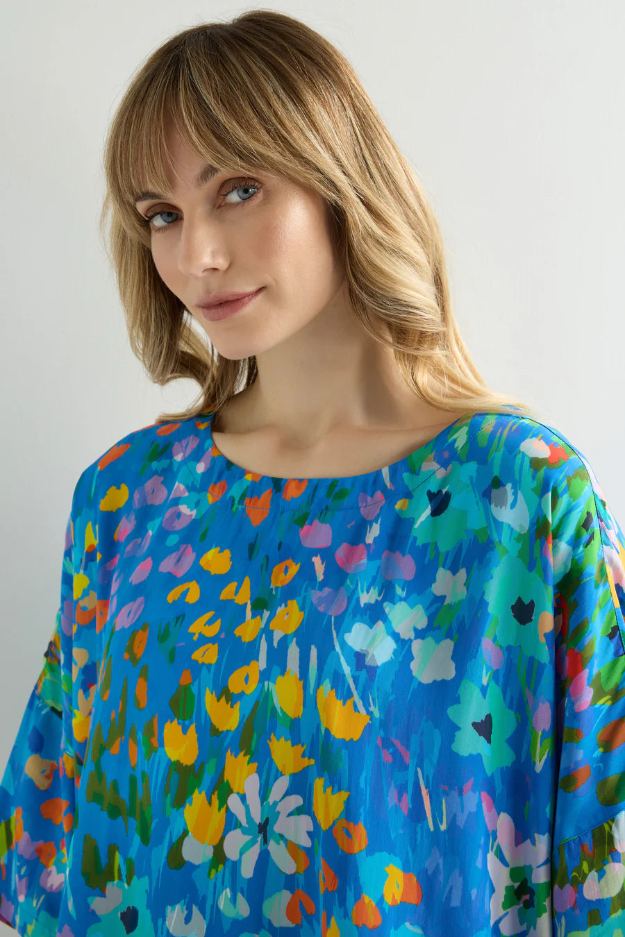 Sahara Abstract Painted Garden Top