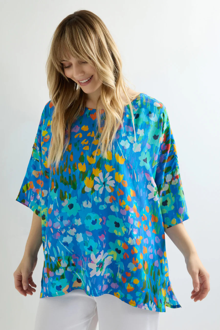 Sahara Abstract Painted Garden Top