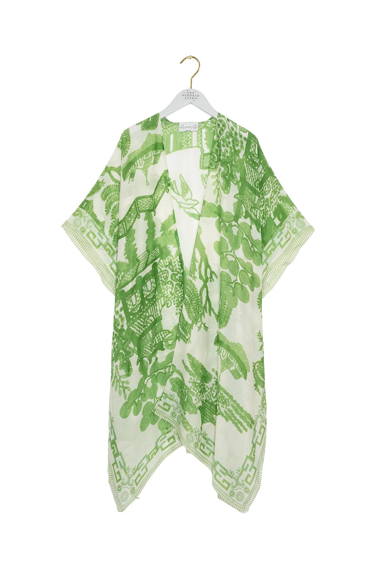 picture of One Hundred Stars Throwover - Giant Willow Green - Number Two - womens - fashion - clothing - One Hundred Stars 6
