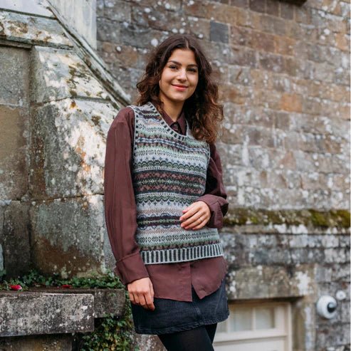 picture of Eribe Westray Straight Vest - Glencoe - Number Two - womens - fashion - clothing - Eribe 1