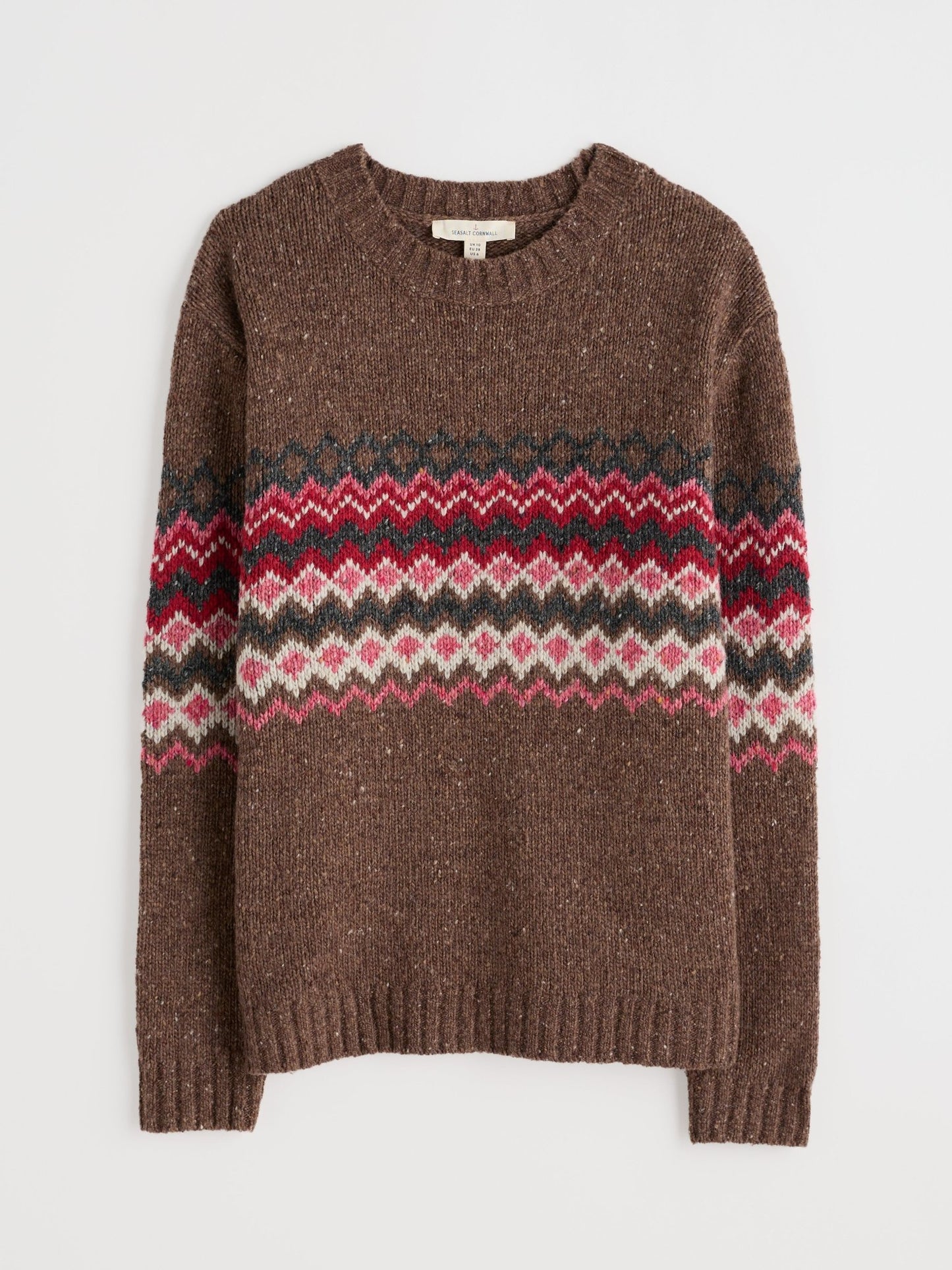 picture of Seasalt Golfen Light Jumper - Sonata Gully Red Sail Mix - Number Two - womens - fashion - clothing - Seasalt 2