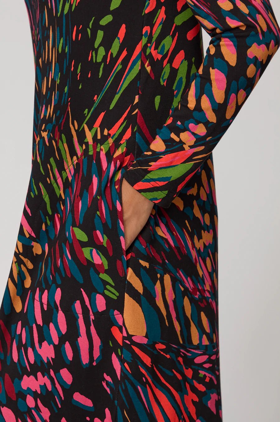 picture of Sahara Skyfire Jersey Dress - Bright Scattered Wings - Number Two - womens - fashion - clothing - Sahara 2