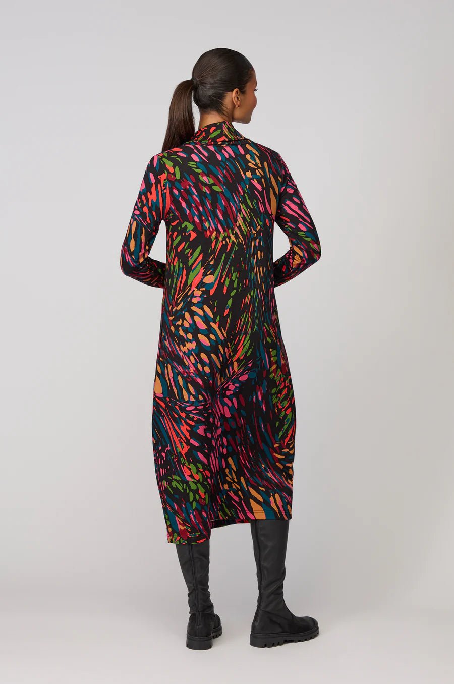 picture of Sahara Skyfire Jersey Dress - Bright Scattered Wings - Number Two - womens - fashion - clothing - Sahara 4