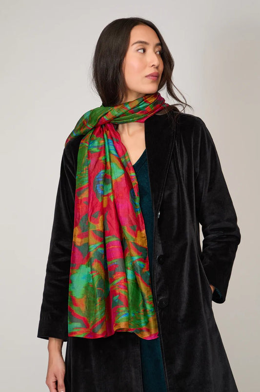 picture of Sahara Blurred Botanicals Scarf - Multi - Number Two - womens - fashion - accessories - Sahara 1
