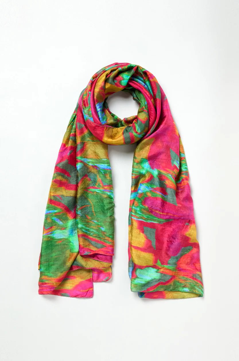picture of Sahara Blurred Botanicals Scarf - Multi - Number Two - womens - fashion - accessories - Sahara 4
