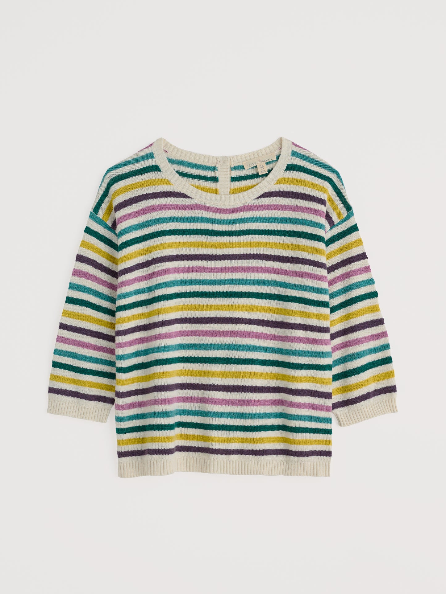 Seasalt Knavock Striped Jumper Orchid Multi