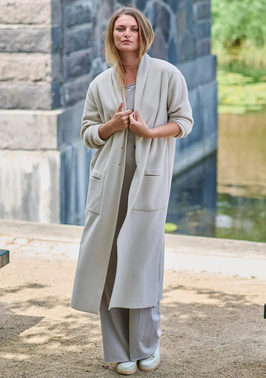 picture of Henriette Steffensen Long Cardigan 7162 - Kit - Number Two - womens - fashion - clothing - Henriette Steffensen 1