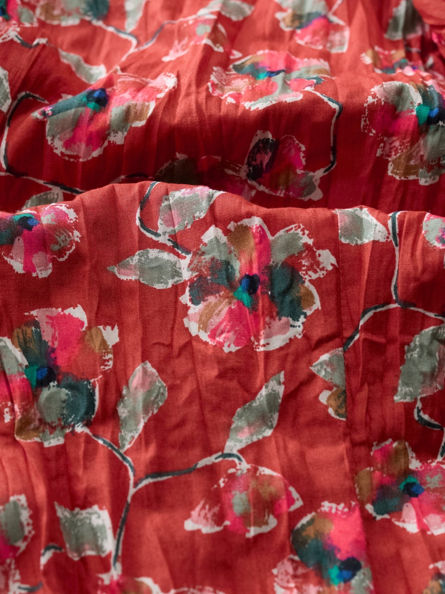 picture of Seasalt Larissa Shirt - Artist Camellia Red Sail - Number Two - womens - fashion - clothing - Seasalt 6
