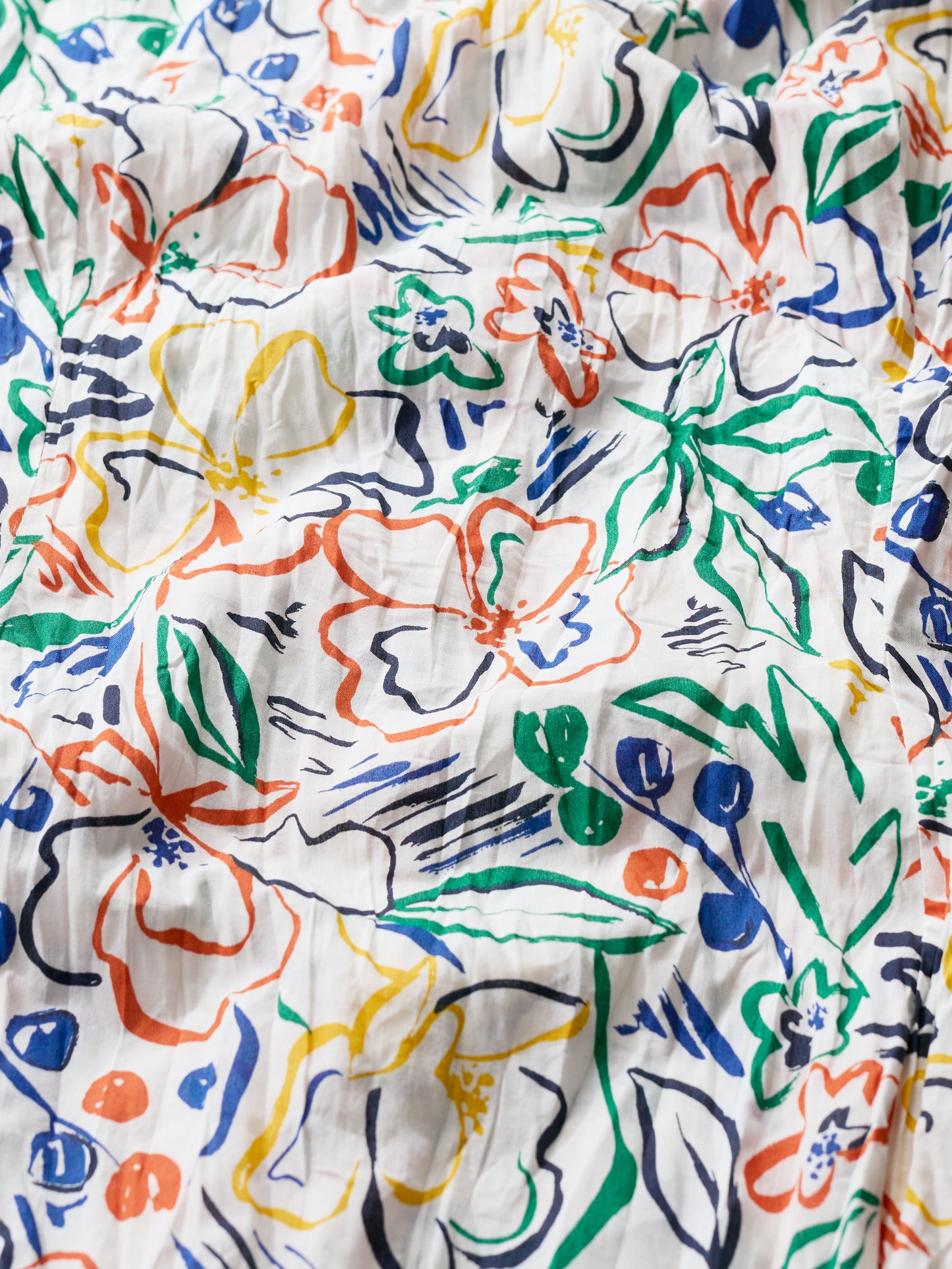 Seasalt Larissa Shirt Organic Cotton Painters Garden Chalk