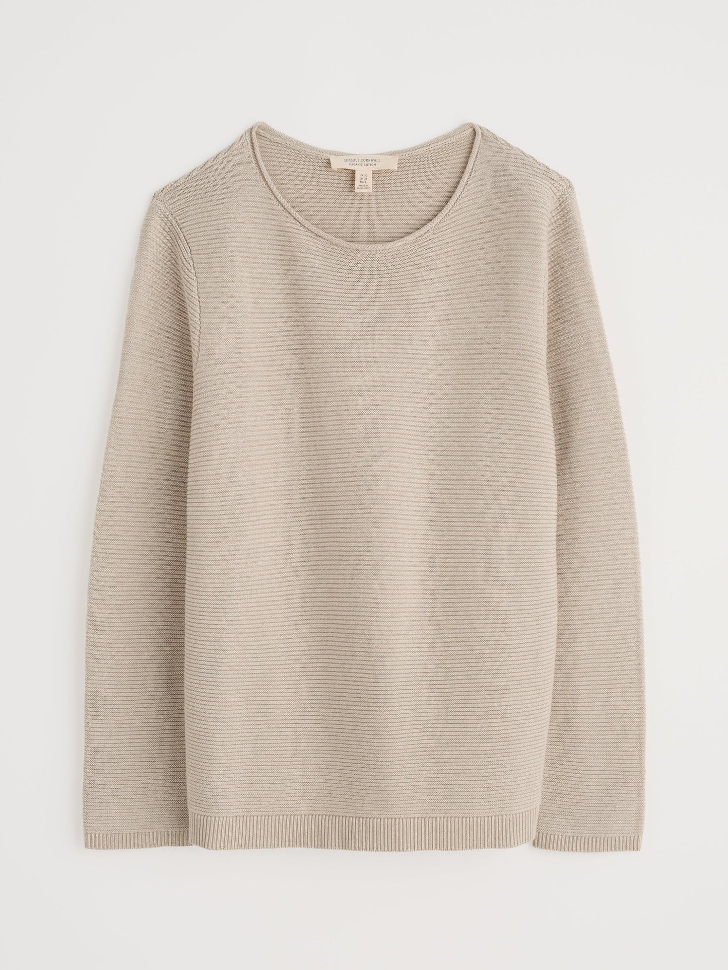 picture of Seasalt Makers Cotton Jumper - Limestone - Number Two - womens - fashion - clothing - Seasalt 5