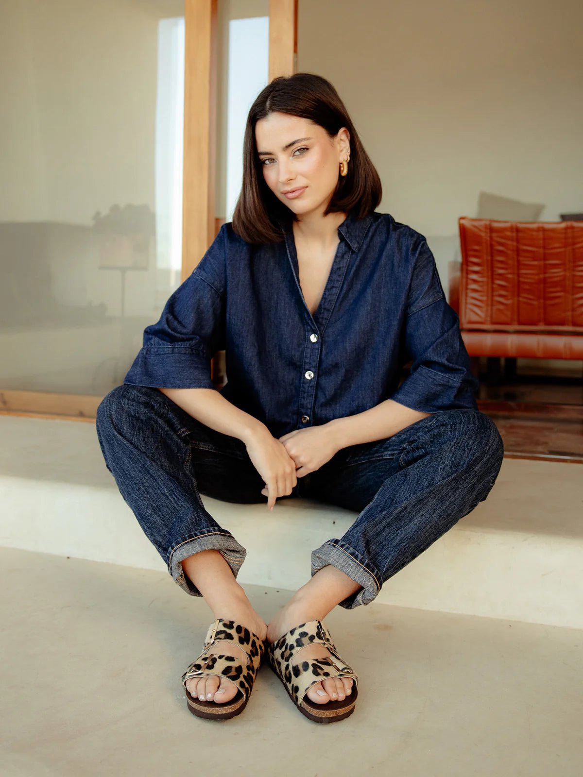 picture of Genuins Honolulu Sandal Leopard - Number Two - womens - fashion - Footwear - Genuins 5