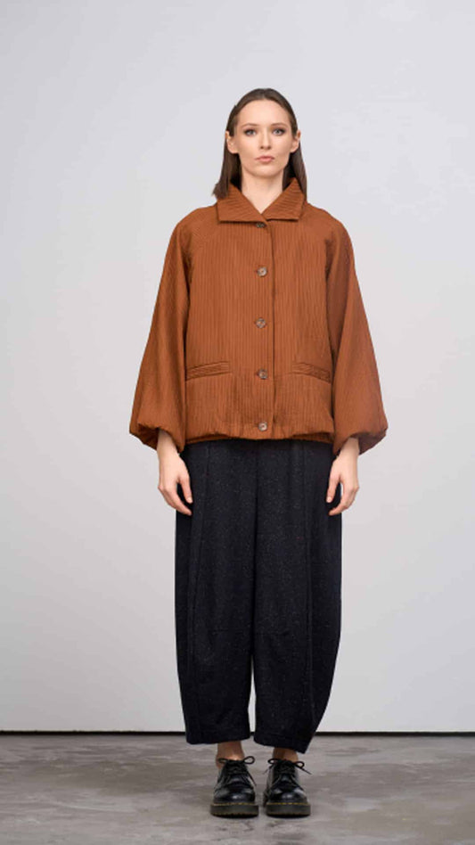 picture of GR Nature Trousers NATSUKA 4 - Navy - Number Two - womens - fashion - clothing - GR Nature 1