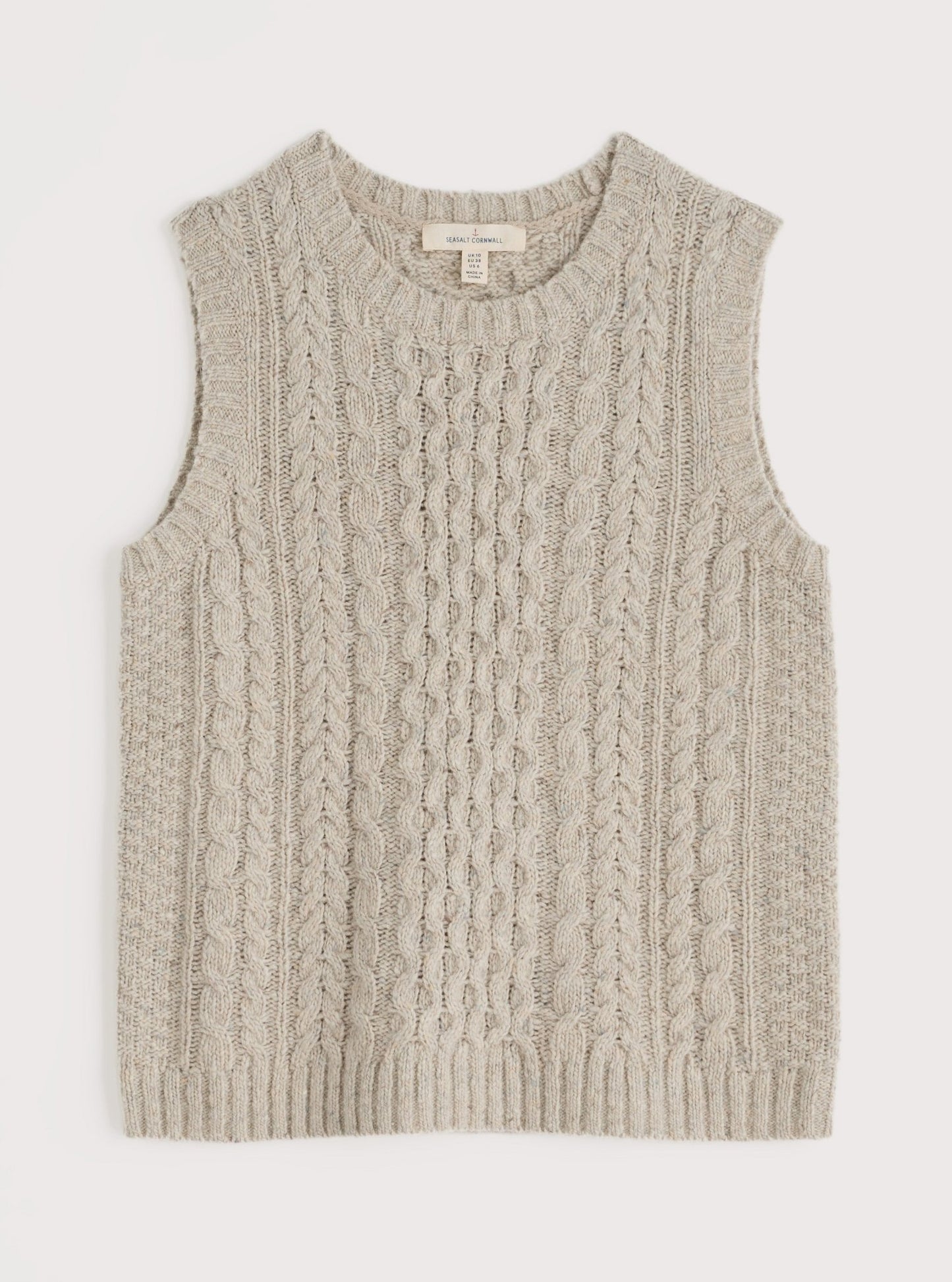 picture of Seasalt Newlyn Knitted Vest - Aran - Number Two - womens - fashion - clothing - Seasalt 2