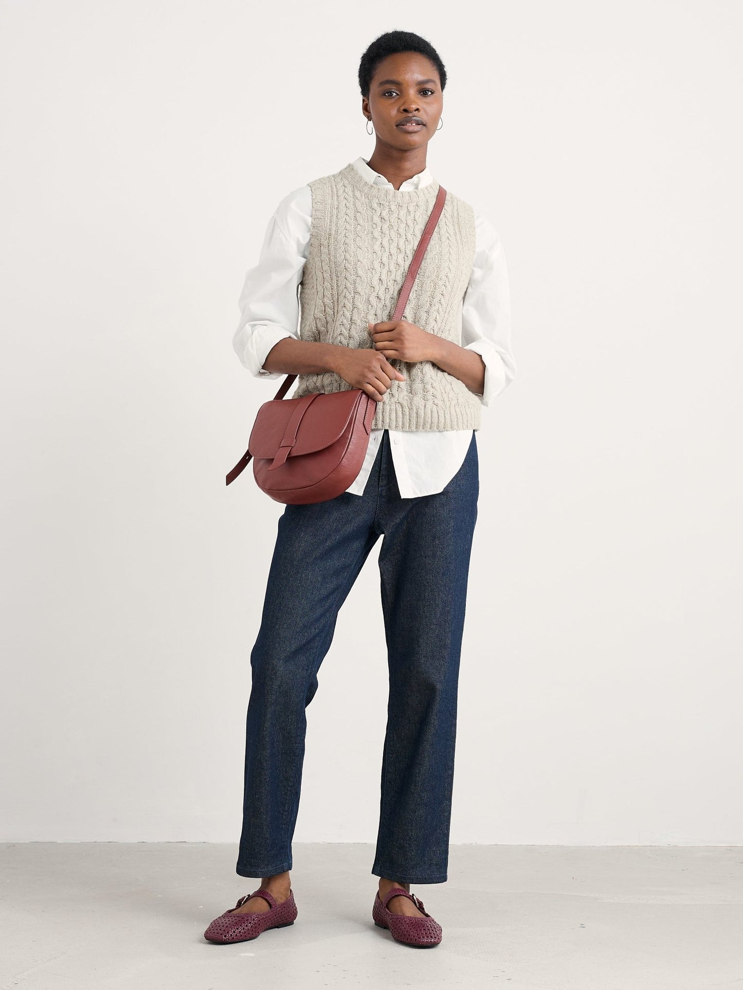 picture of Seasalt Newlyn Knitted Vest - Aran - Number Two - womens - fashion - clothing - Seasalt 4