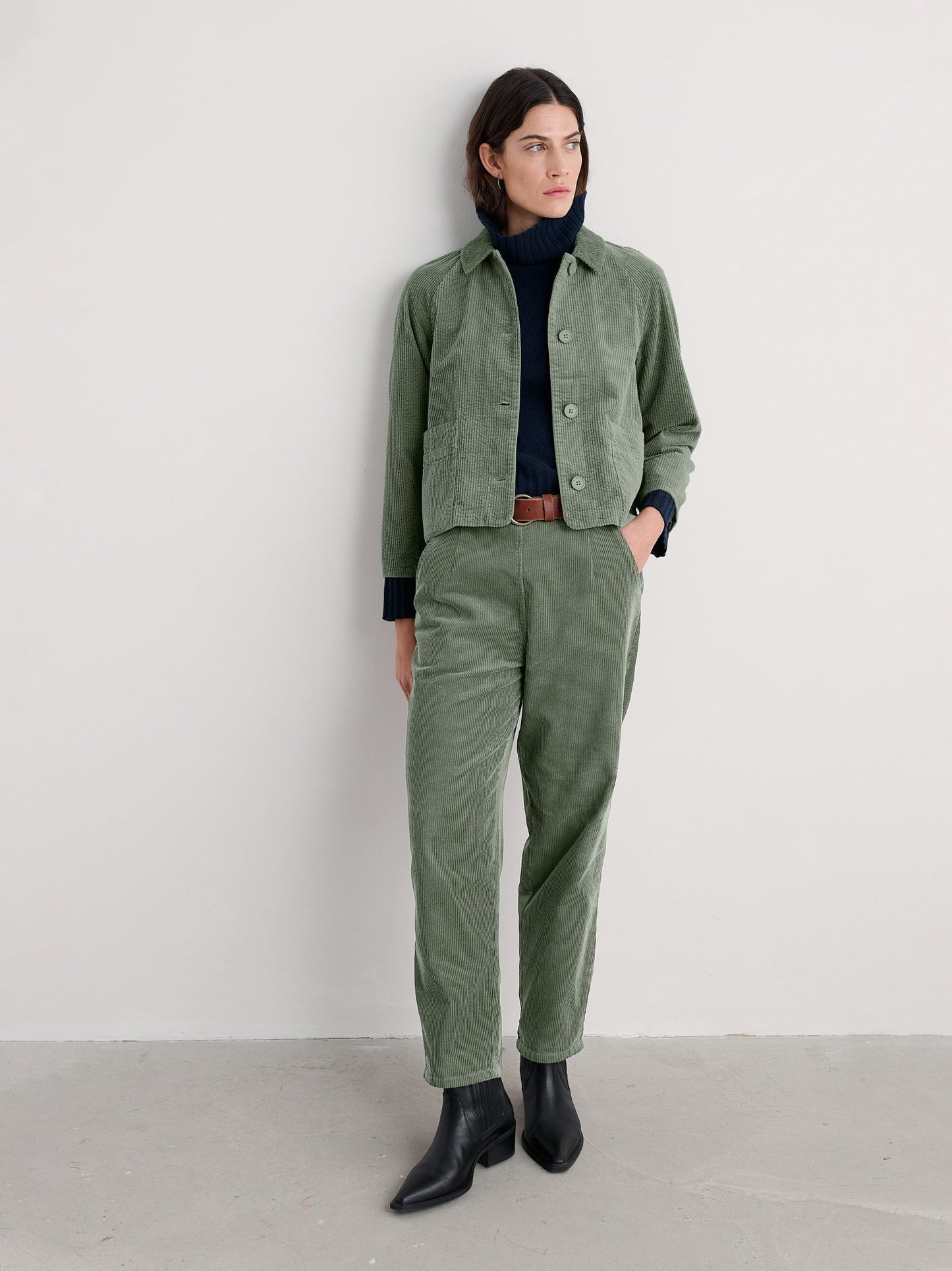picture of Seasalt Ocean Mist Jacket - Dusky Green - Number Two - womens - fashion - clothing - Seasalt 3