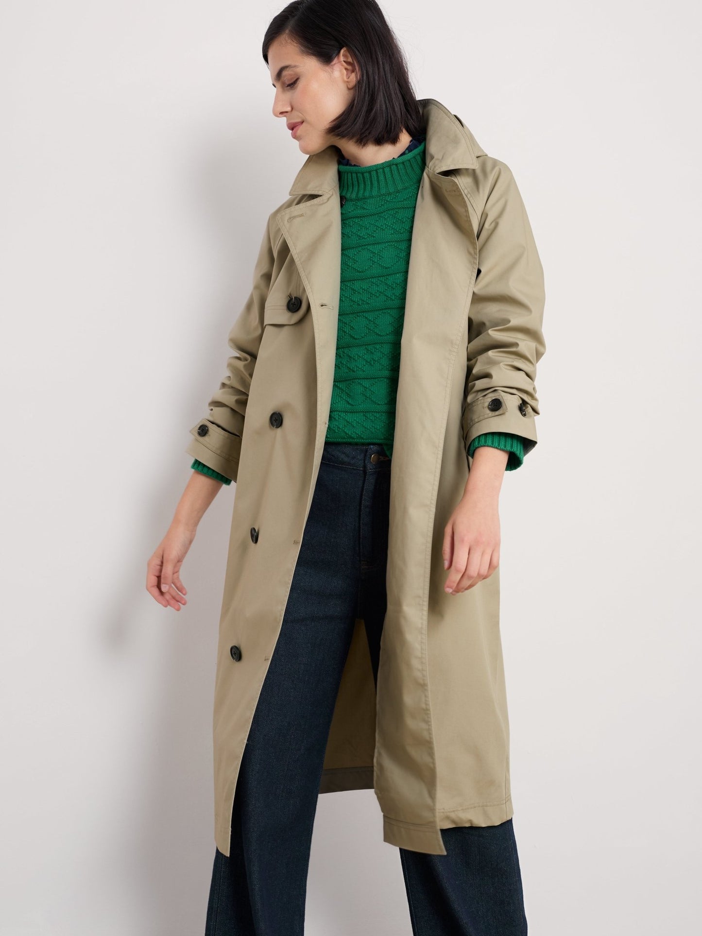 picture of Seasalt Penweathers Waterproof Trench Coat Seed - Number Two - womens - fashion - clothing - Seasalt 6