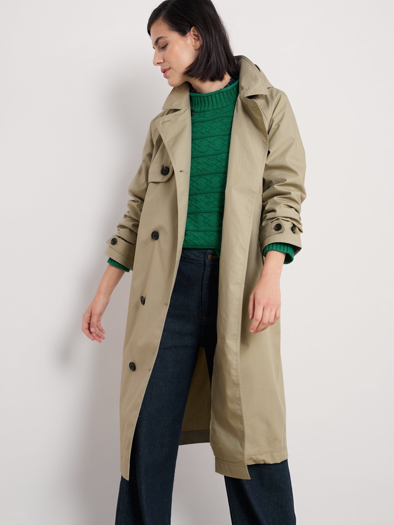 picture of Seasalt Penweathers Waterproof Trench Coat Seed - Number Two - womens - fashion - clothing - Seasalt 6