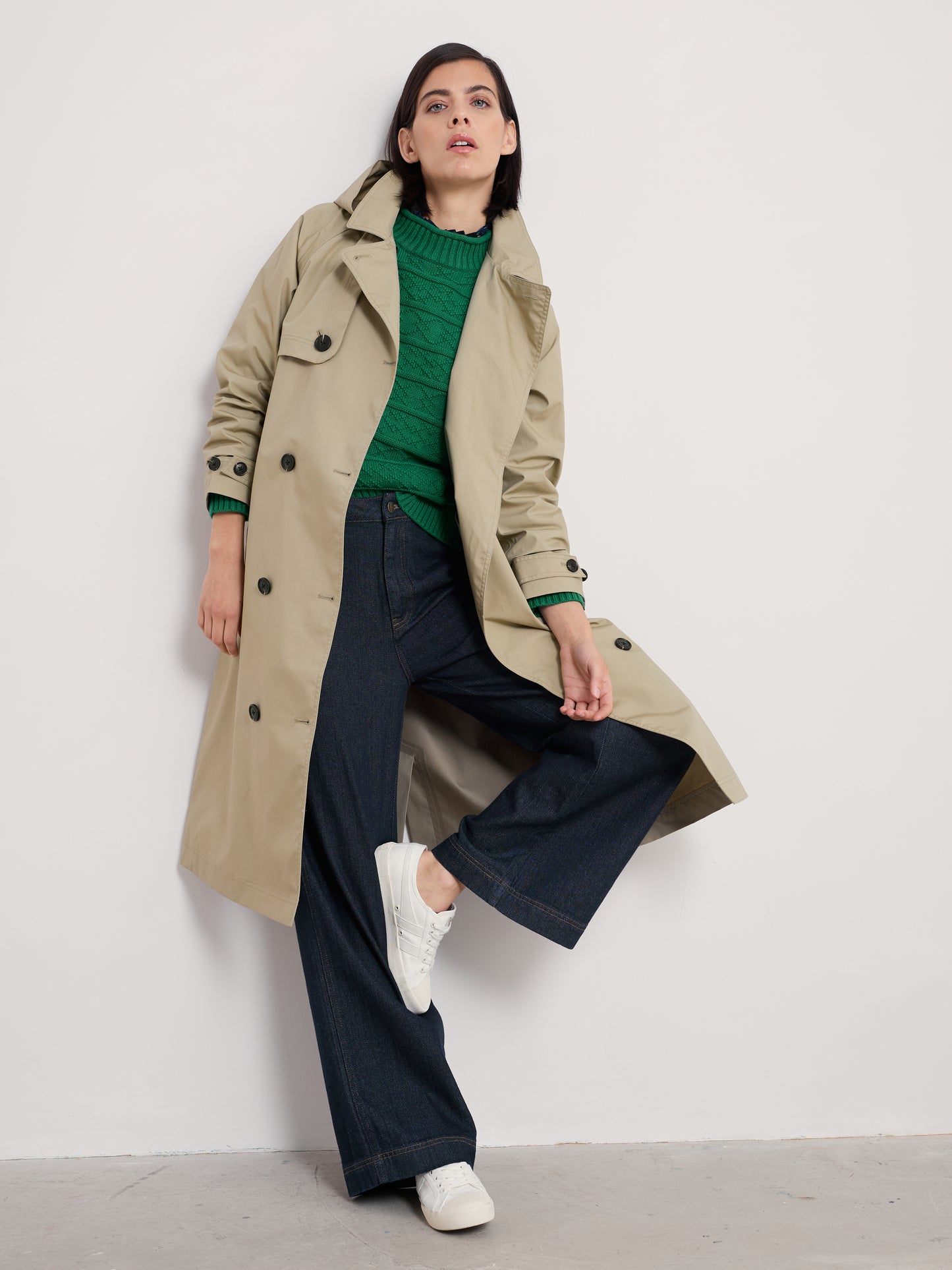 Seasalt Penweathers Waterproof Trench Coat Seed