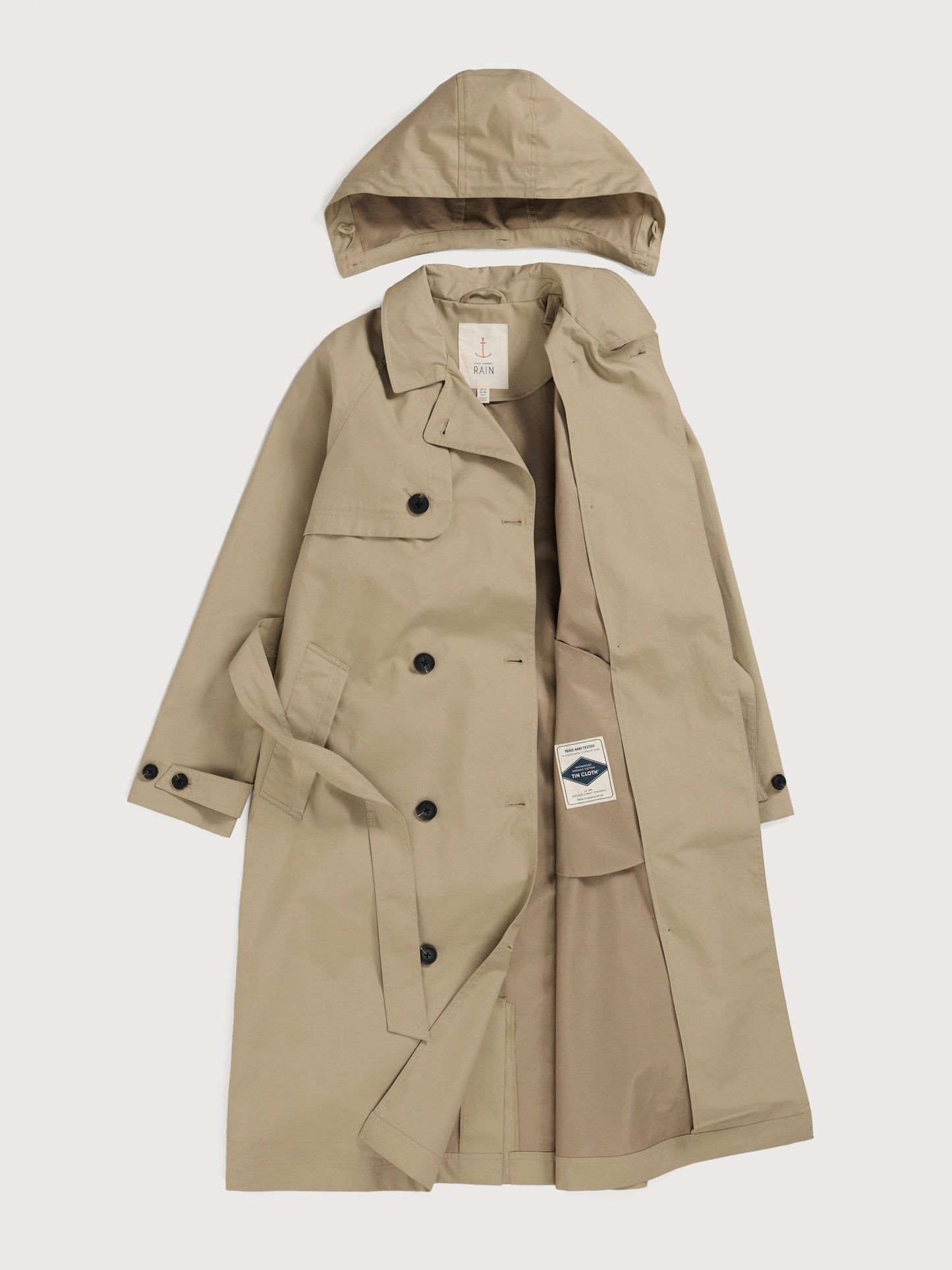 picture of Seasalt Penweathers Waterproof Trench Coat Seed - Number Two - womens - fashion - clothing - Seasalt 5