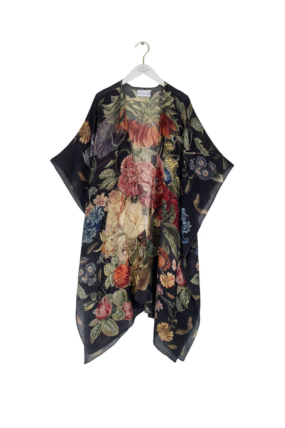 picture of One Hundred Stars Wool Throwover Primula Black - Number Two - womens - fashion - accessories - One Hundred Stars 7