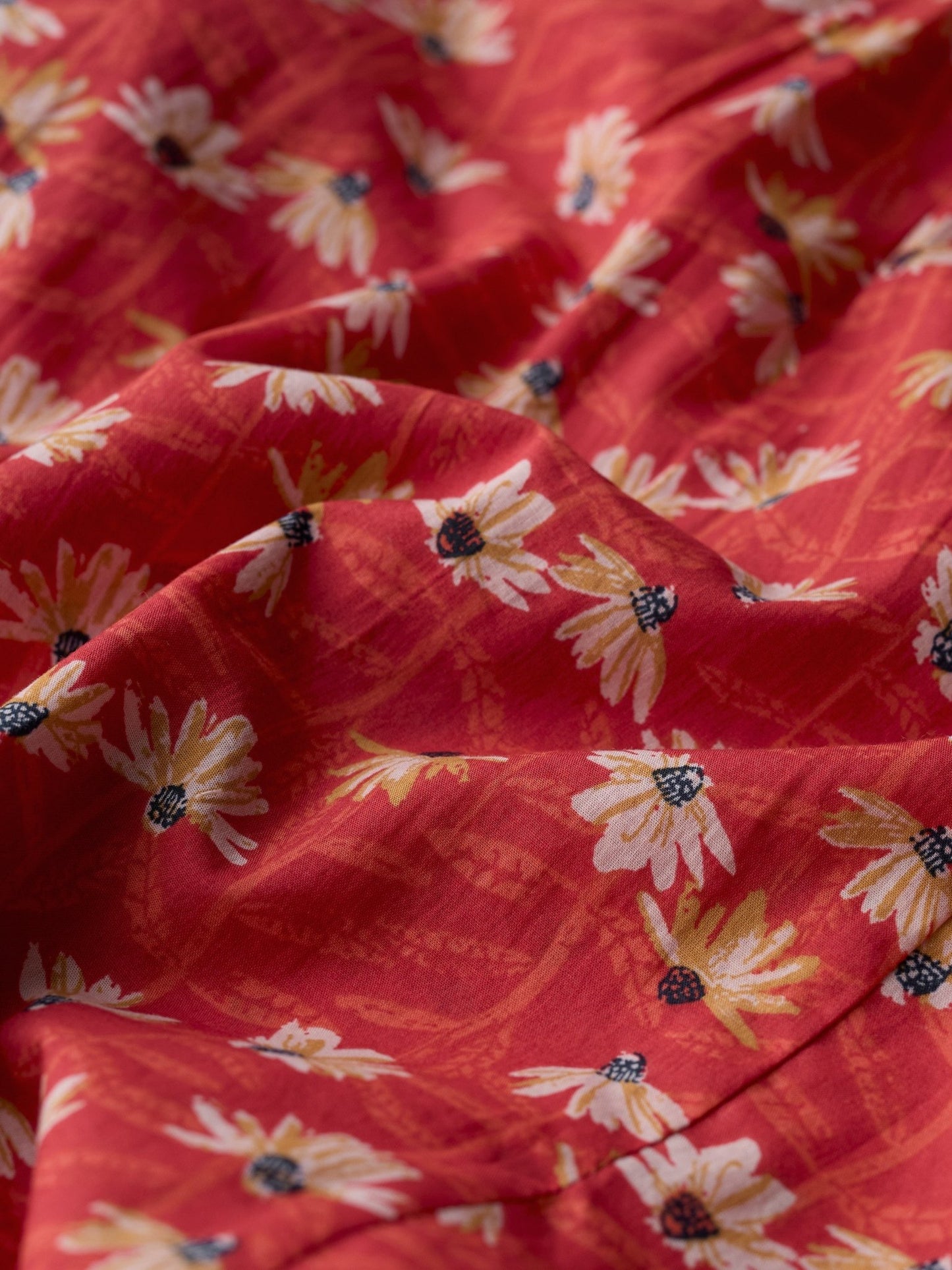 picture of Seasalt Rushmaker Shirt - Echinacea Stems Tomato - Number Two - womens - fashion - clothing - Seasalt 2