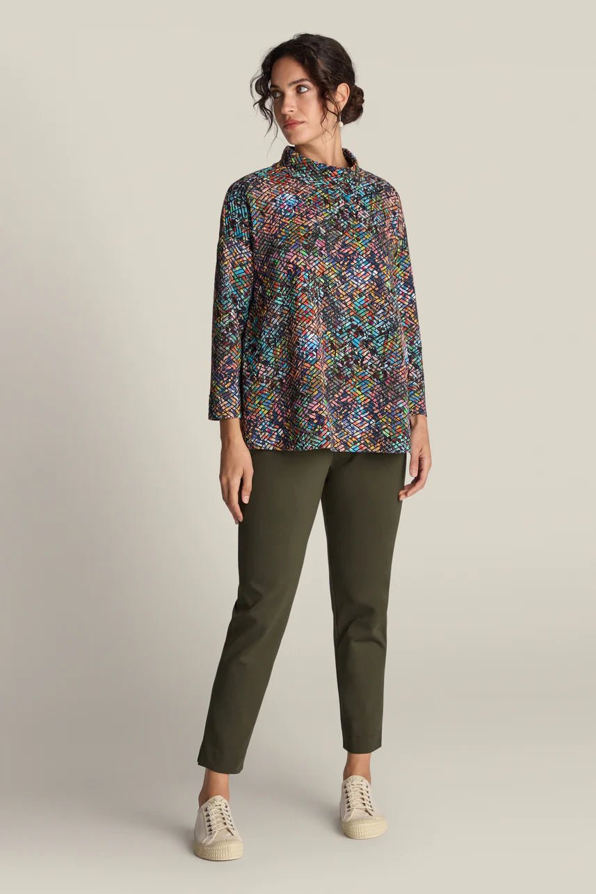 picture of Sahara Ponte Slim Leg Trouser - Khaki - Number Two - womens - fashion - clothing - Sahara 3