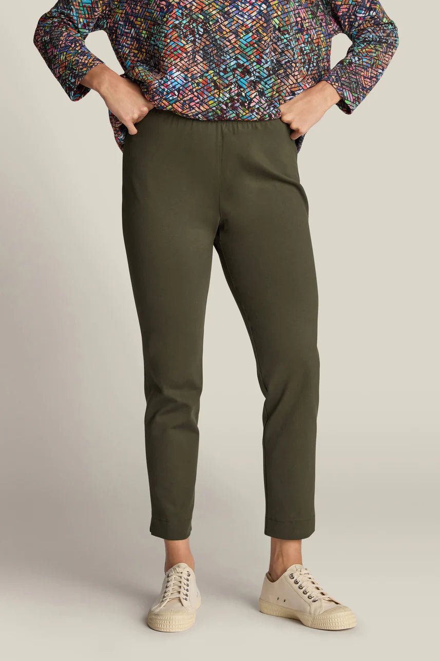 picture of Sahara Ponte Slim Leg Trouser - Khaki - Number Two - womens - fashion - clothing - Sahara 2
