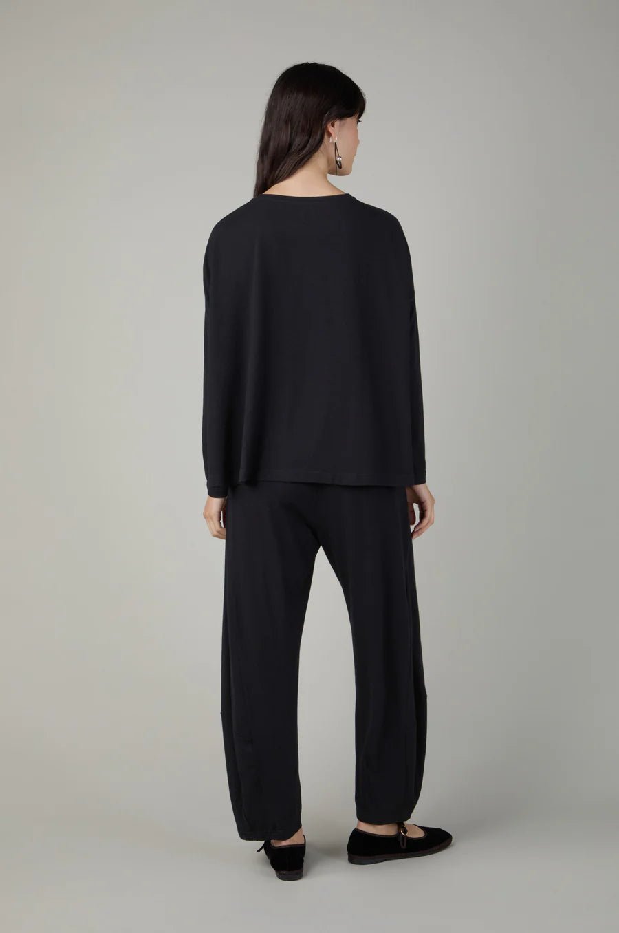 picture of Sahara Fluid Crepe Boxy Top - Black - Number Two - womens - fashion - clothing - Sahara 4