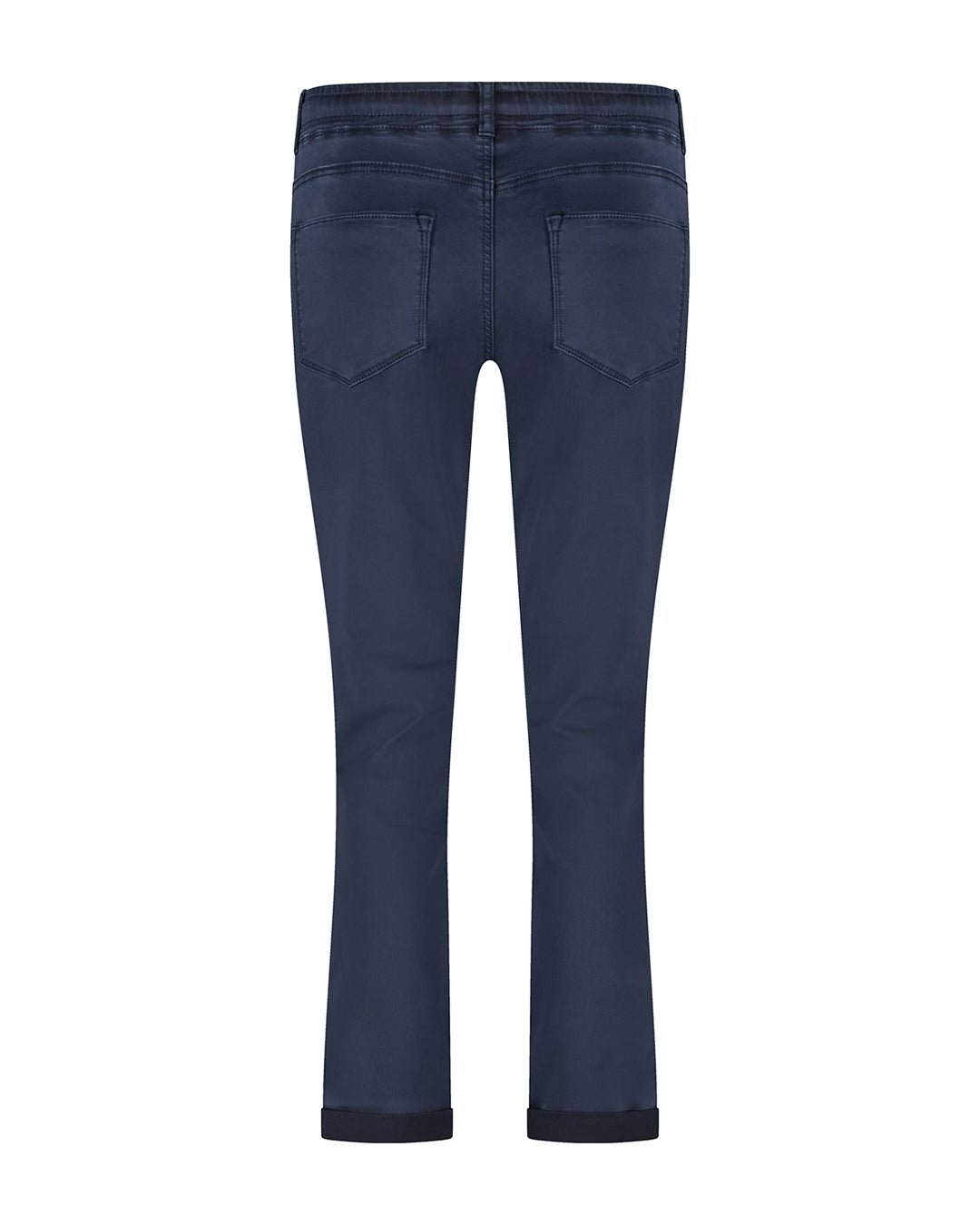 picture of Red Button Tessy Stretch Cotton Tie Waist Pull On Jogger Navy - Number Two - womens - fashion - ethical - clothing