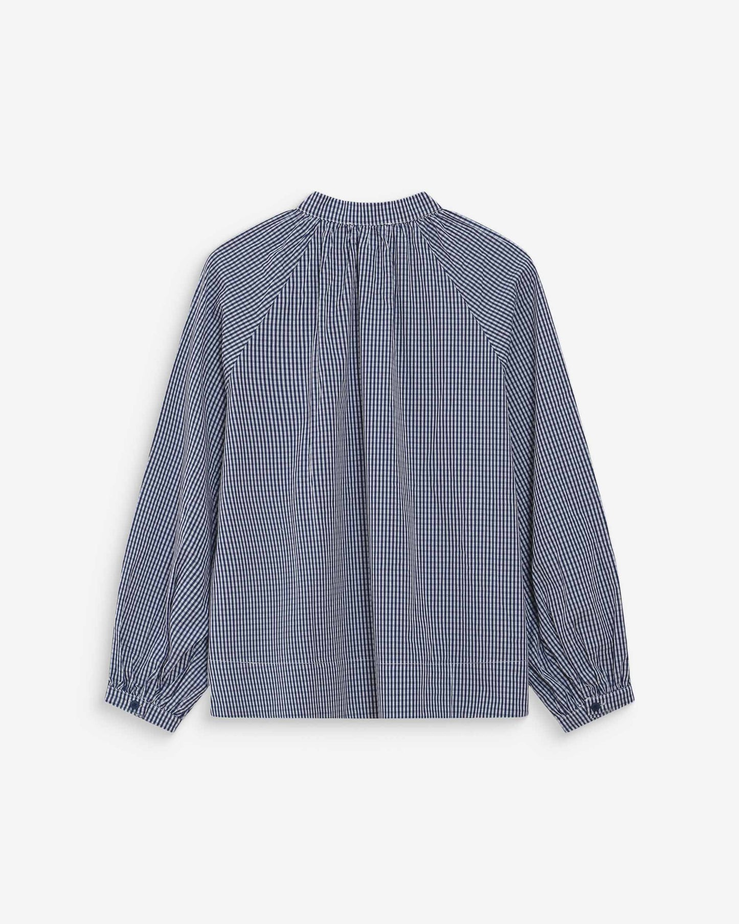 picture of Grace & Mila Varry Blouse - Marine Check - Number Two - womens - fashion - clothing - Grace & Mila 7