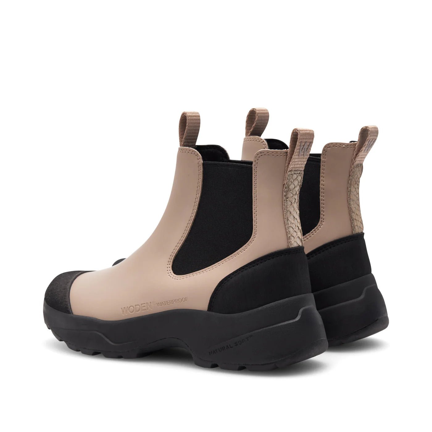 picture of Woden Siri Waterproof - Taupe - Number Two - womens - fashion - Footwear - Woden 3