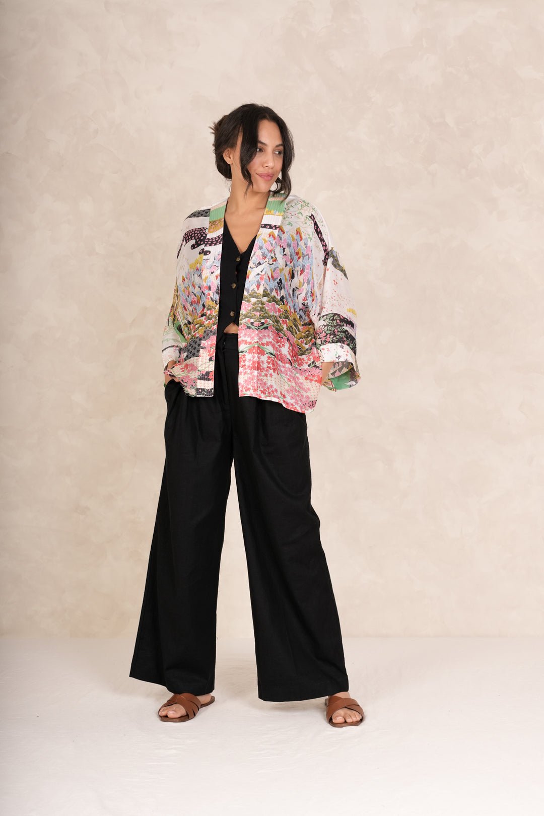 picture of One Hundred Stars Kimono Spring White - Number Two - womens - fashion - clothing - One Hundred Stars 3